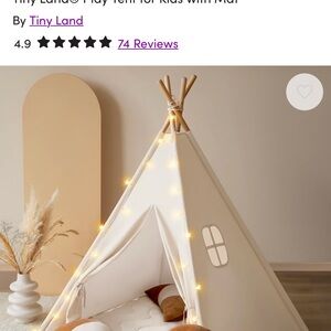 Kids Play Tent with Lights